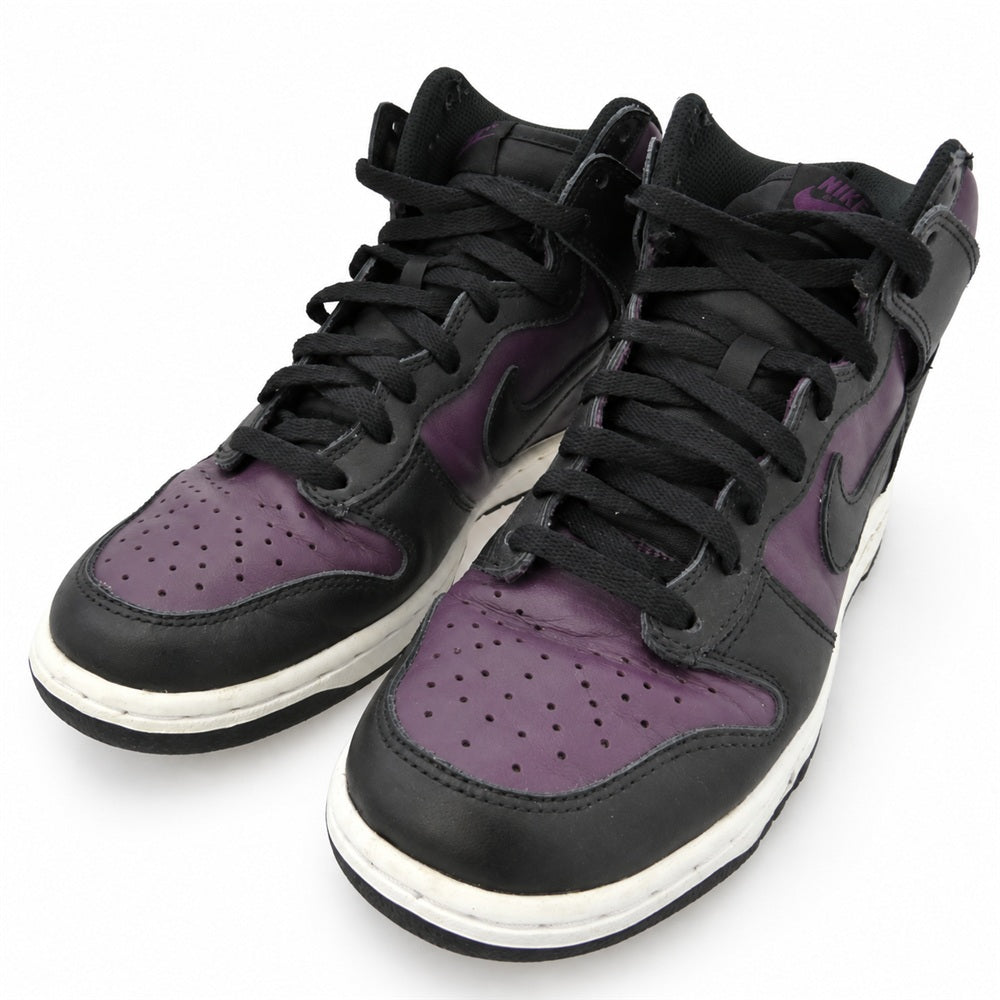 NIKE ナイキ FRAGMENT DESIGN フラグメントデザイン DJ0382-600 × fragment design Dunk High City Pack Beijing フラグメントデザイン ダンク ハイ シティパック 北京 ハイカット スニーカー ブラック系 パープル系 26.5cm【中古】