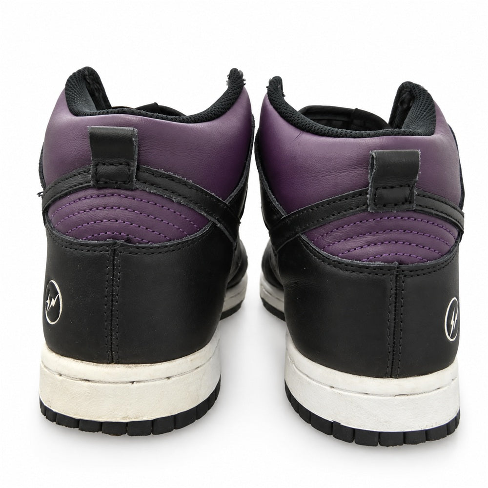 NIKE ナイキ FRAGMENT DESIGN フラグメントデザイン DJ0382-600 × fragment design Dunk High City Pack Beijing フラグメントデザイン ダンク ハイ シティパック 北京 ハイカット スニーカー ブラック系 パープル系 26.5cm【中古】