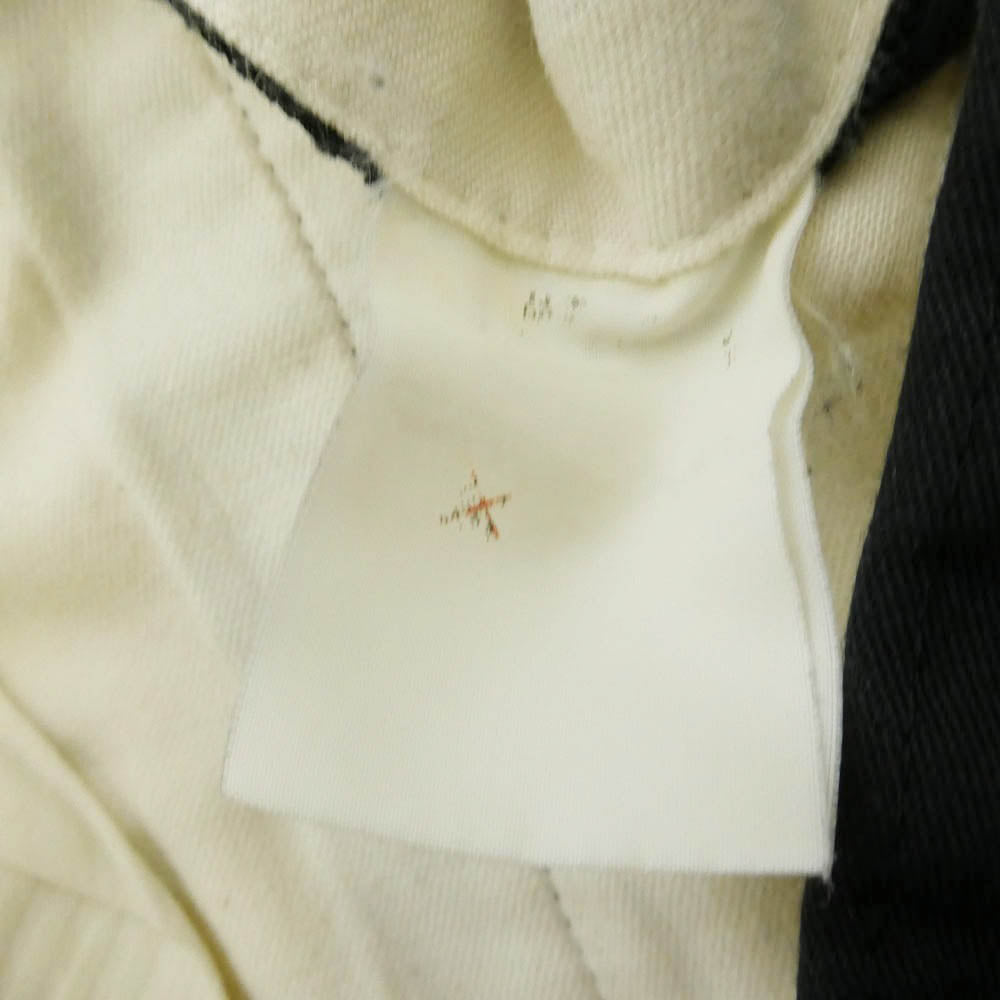 WACKO MARIA ワコマリア ロゴ刺繍 チノ パンツ ブラック系 L【中古】