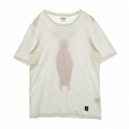 WACKO MARIA ワコマリア マリア バックプリント Tシャツ 半袖カットソー ホワイト系 L【中古】