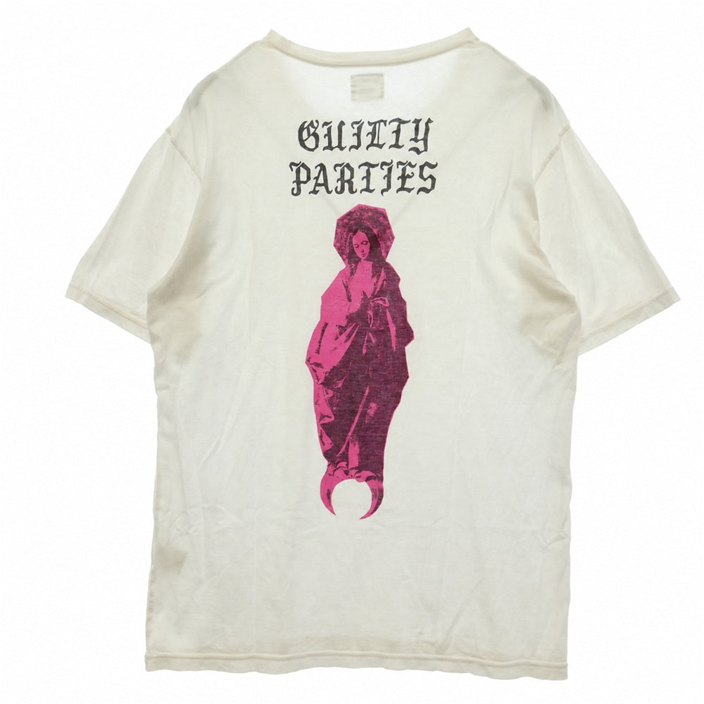 WACKO MARIA ワコマリア マリア バックプリント Tシャツ 半袖カットソー ホワイト系 L【中古】