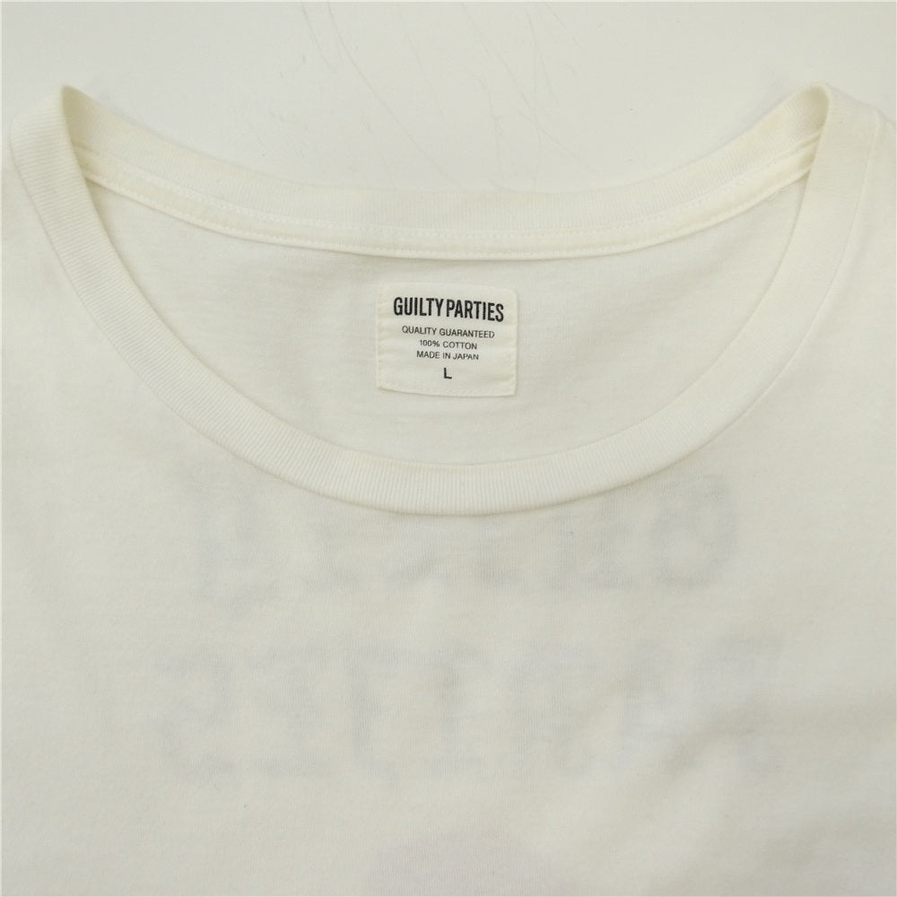 WACKO MARIA ワコマリア マリア バックプリント Tシャツ 半袖カットソー ホワイト系 L【中古】
