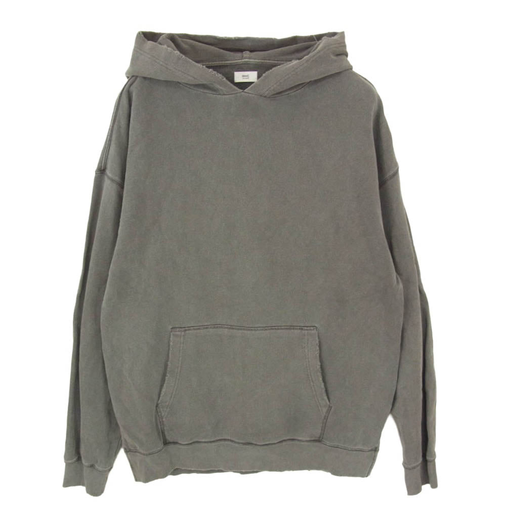 Ron Herman ロンハーマン 3420900237 Oversized Distress ユーズド加工 オーバーサイズ ディストレス プルオーバー スウェット パーカー フーディ グレー系 L【中古】