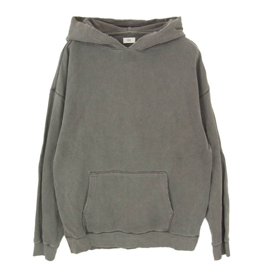 Ron Herman ロンハーマン 3420900237 Oversized Distress ユーズド加工 オーバーサイズ ディストレス プルオーバー スウェット パーカー フーディ グレー系 L【中古】