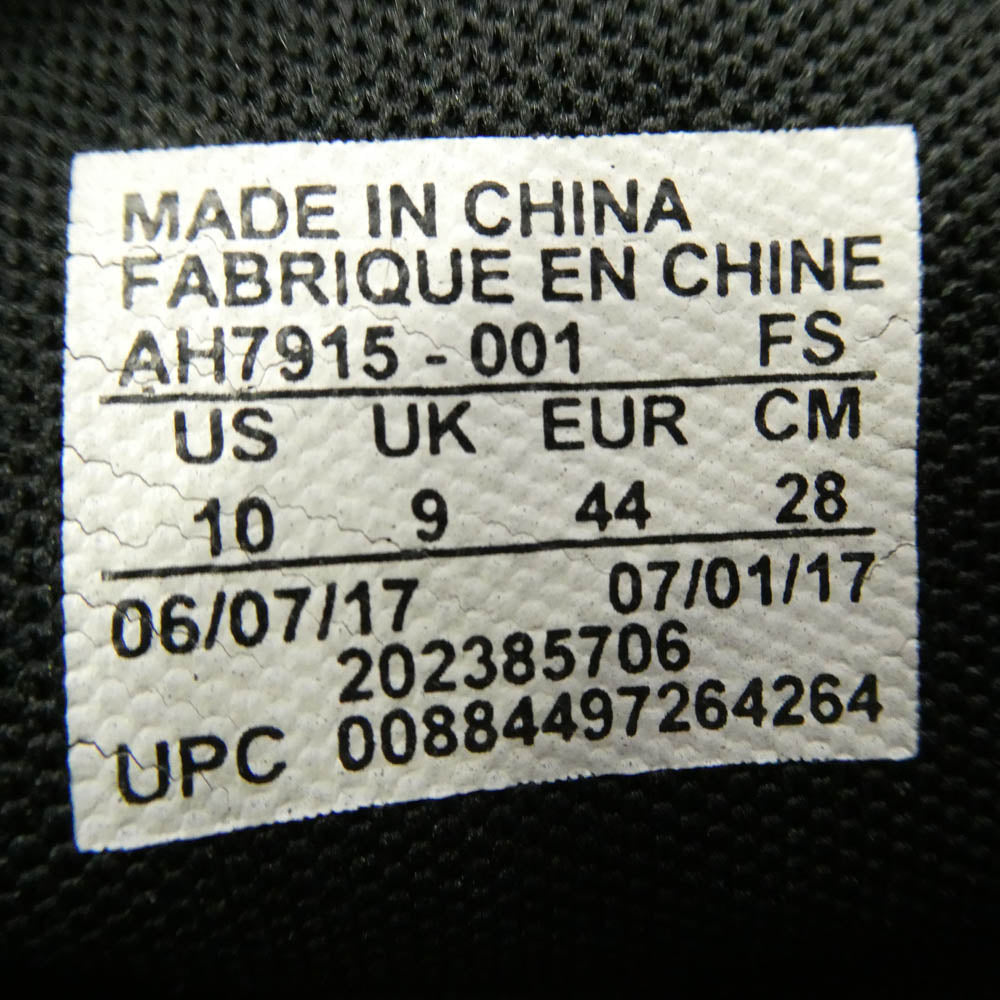 NIKE ナイキ AH7915-001 Air Chukka Moc Ultra Black Anthracite エアチャッカ モック ウルトラ ショート ブーツ スエード ブラック系 28cm【中古】