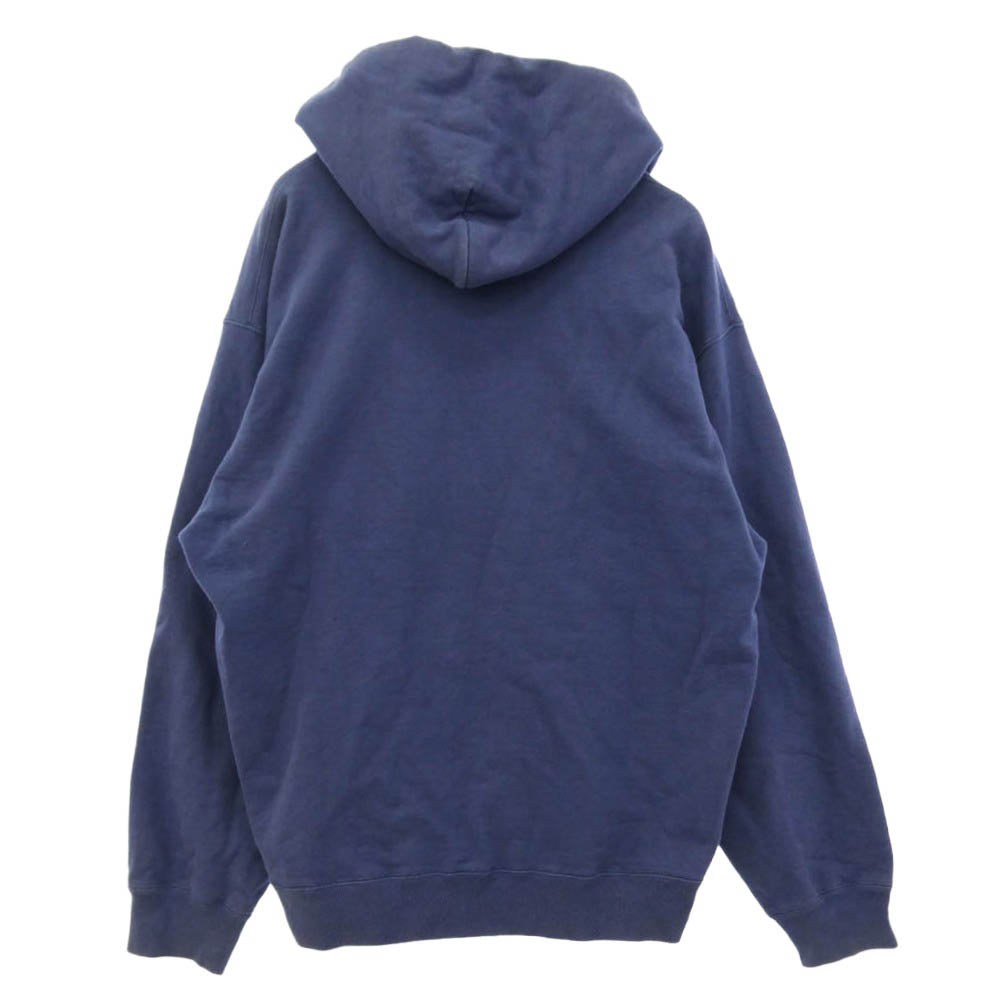 WACKO MARIA ワコマリア 23AW 23FWE-WMC-SS03 HEAVY WEIGHT PULLOVER HOODED SWEAT SHIRT ロゴプリント ヘビーウェイト プルオーバー パーカー フーディ パープル系 L【中古】