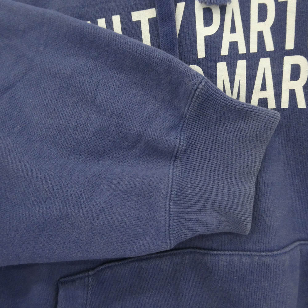 WACKO MARIA ワコマリア 23AW 23FWE-WMC-SS03 HEAVY WEIGHT PULLOVER HOODED SWEAT SHIRT ロゴプリント ヘビーウェイト プルオーバー パーカー フーディ パープル系 L【中古】