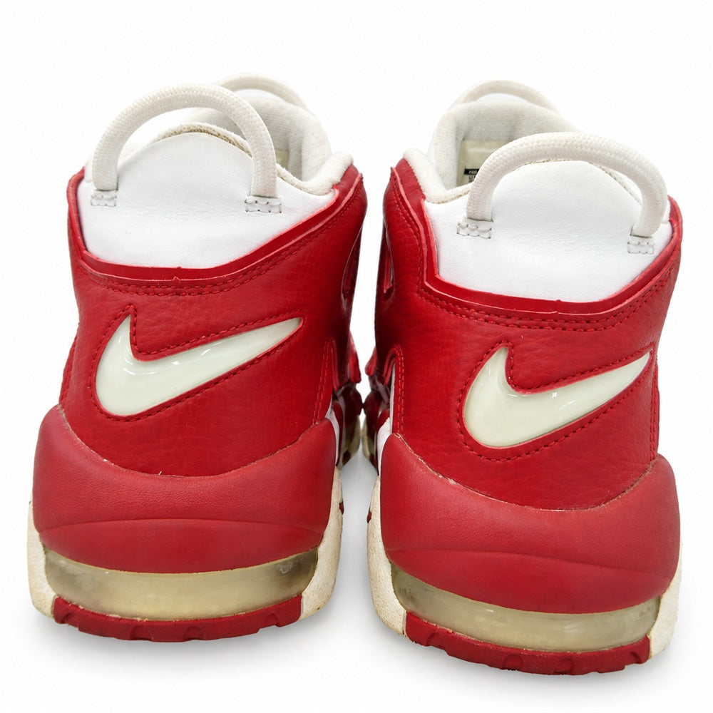 NIKE ナイキ 414962-100 Air More Uptempo Varsity Red エアモアアップテンポ バーシティレッド ハイカット スニーカー ホワイト系 レッド系 27.5cm【中古】