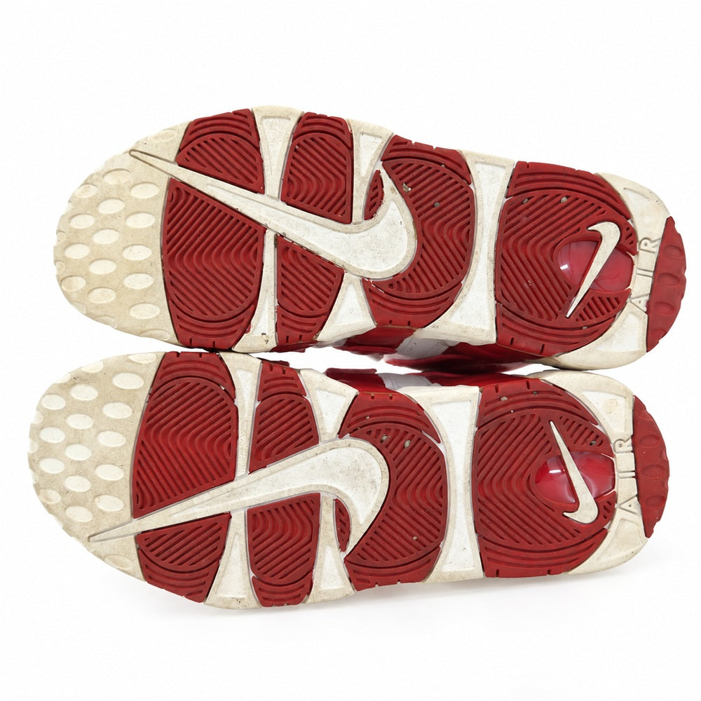 NIKE ナイキ 414962-100 Air More Uptempo Varsity Red エアモアアップテンポ バーシティレッド ハイカット スニーカー ホワイト系 レッド系 27.5cm【中古】