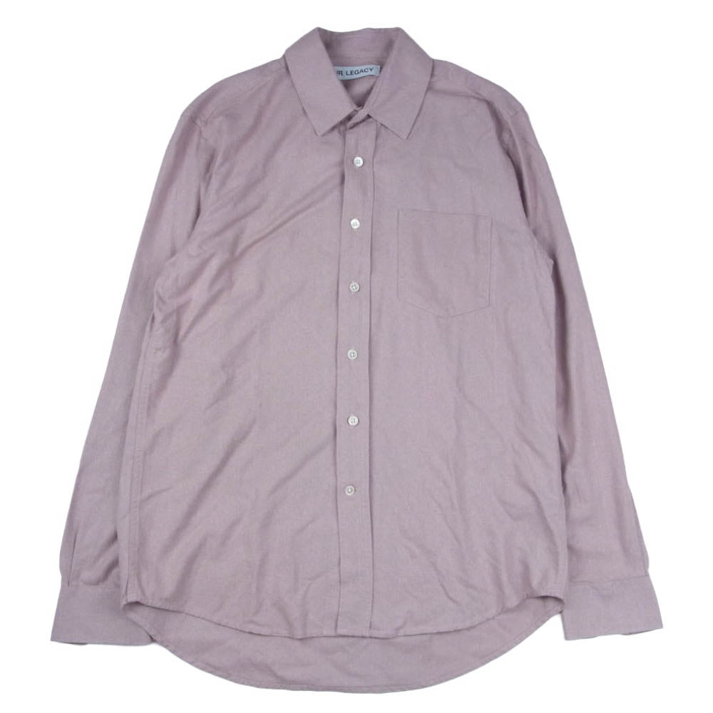 アワーレガシー M2232CLU Classic Shirt Lust Silk Noil シルクノイル 長袖 クラシックシャツ ピンク系 46【美品】【中古】