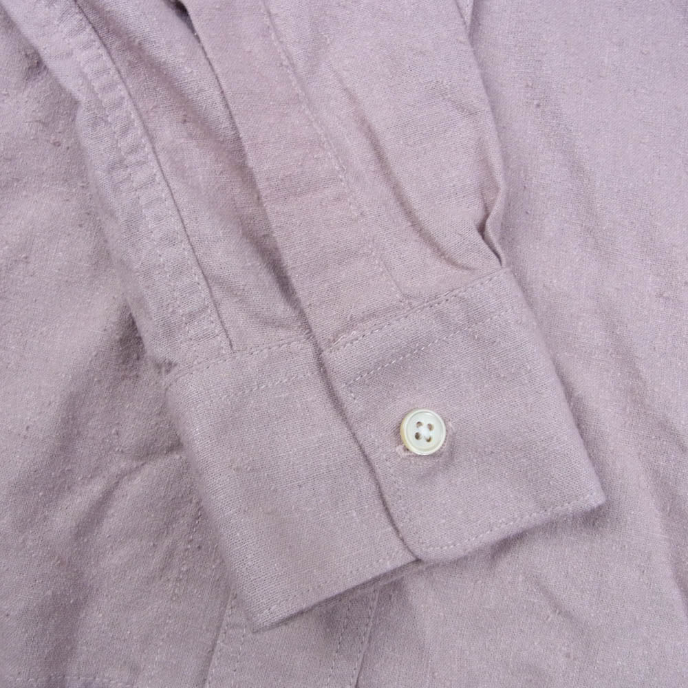 アワーレガシー M2232CLU Classic Shirt Lust Silk Noil シルクノイル 長袖 クラシックシャツ ピンク系 46【美品】【中古】