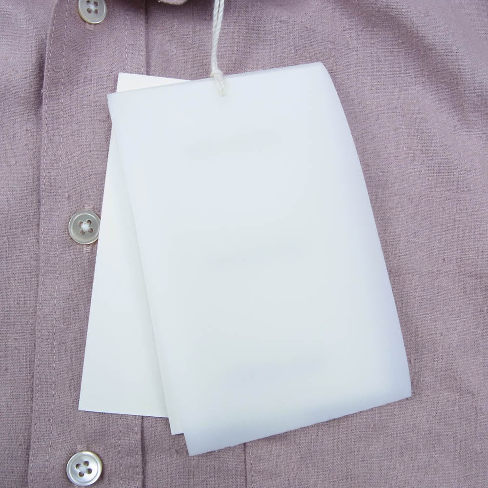 アワーレガシー M2232CLU Classic Shirt Lust Silk Noil シルクノイル 長袖 クラシックシャツ ピンク系 46【美品】【中古】