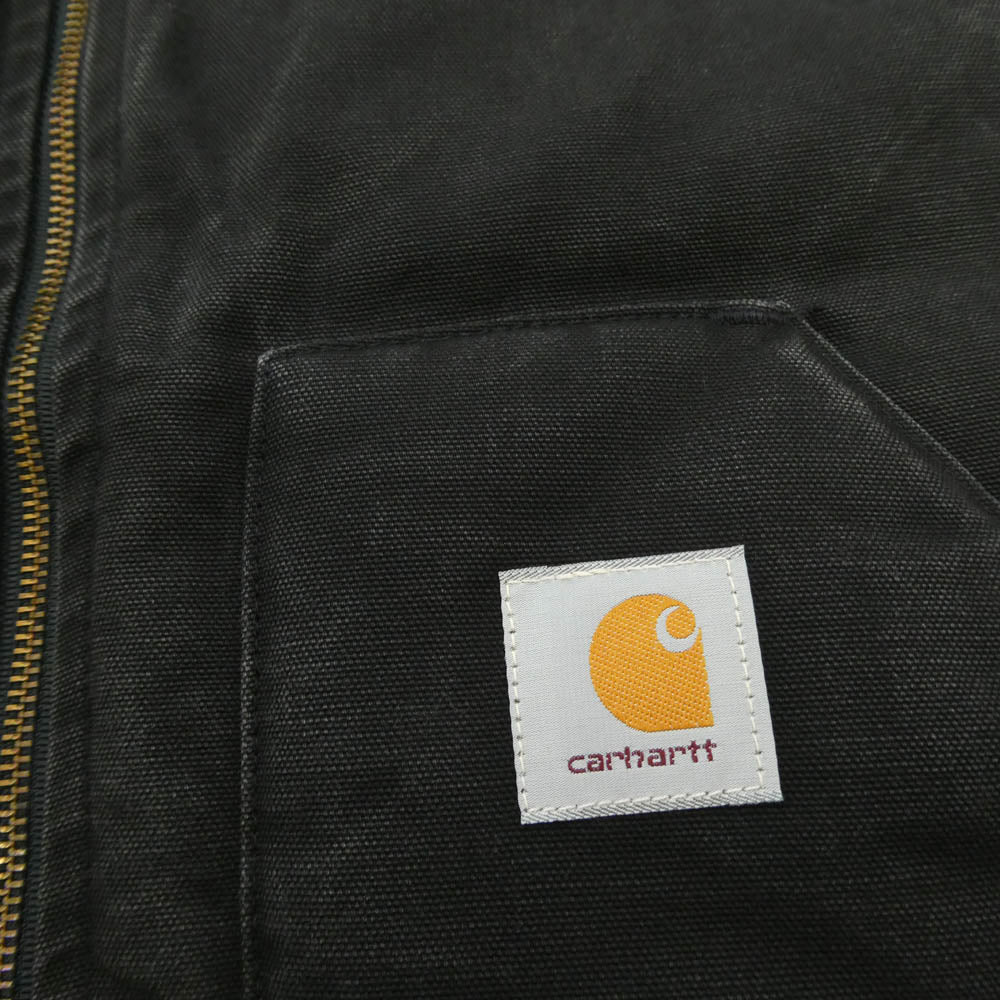 Carhartt カーハート 90s USA製 ダック ベスト ブラック系【中古】