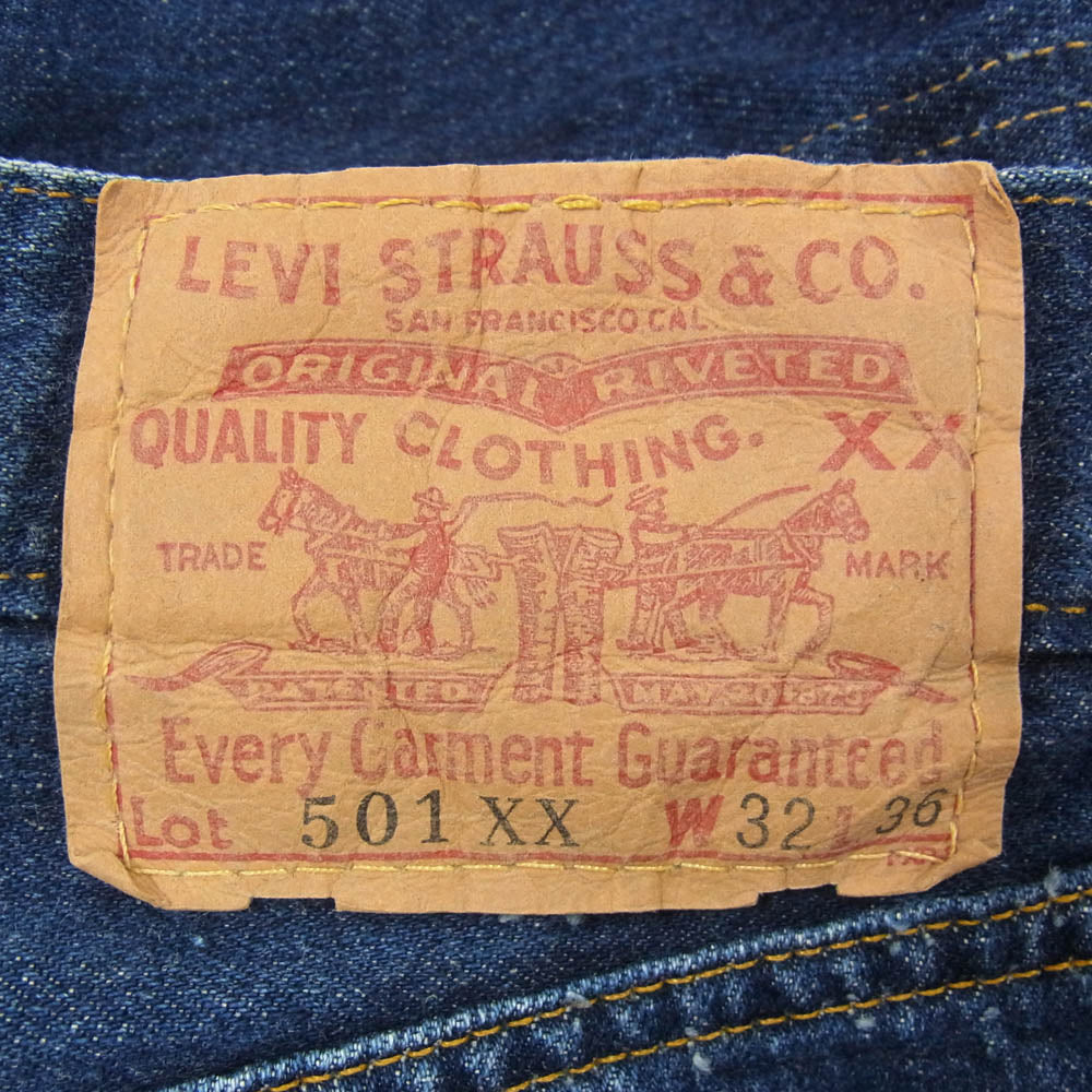 Levi's リーバイス 501-0003 97年製 USA製 バレンシア工場 501XX 復刻 デニム パンツ インディゴブルー系 32【中古】