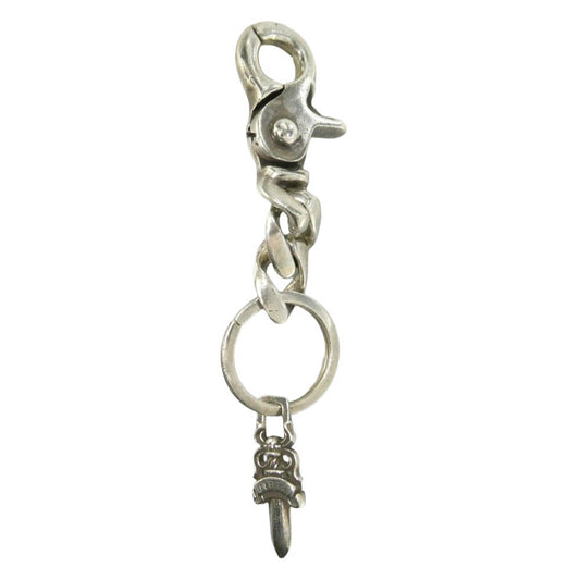 CHROME HEARTS クロムハーツ（原本有） CLP CHN CLASSIC-S ショート クラシックリンク #5ダガー シルバー キーチェーン キーリング シルバー系【中古】