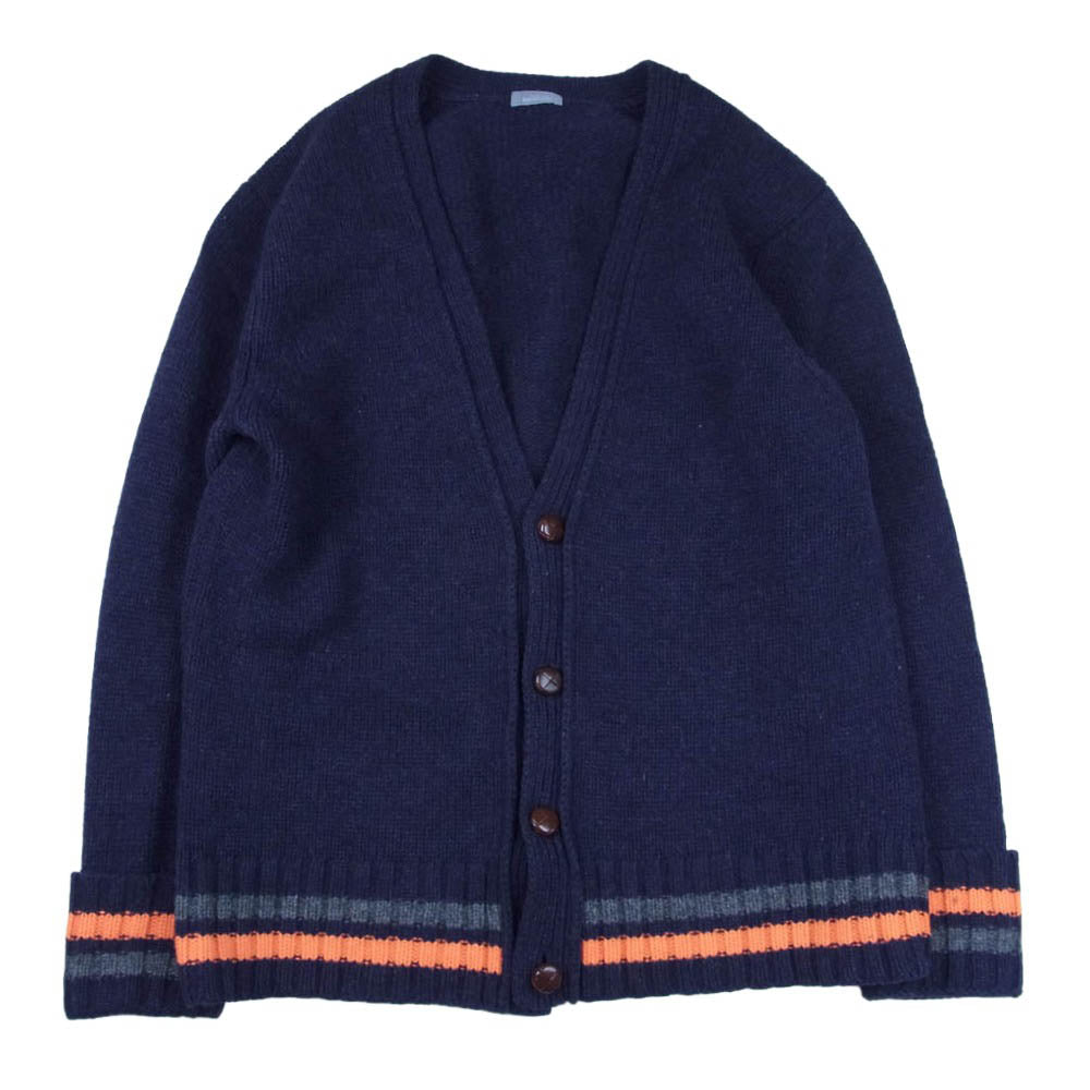 kolor カラー 15AW 15WBM-N02331 BEACON ビーコン ウール ニット カーディガン ネイビー系 3【中古】