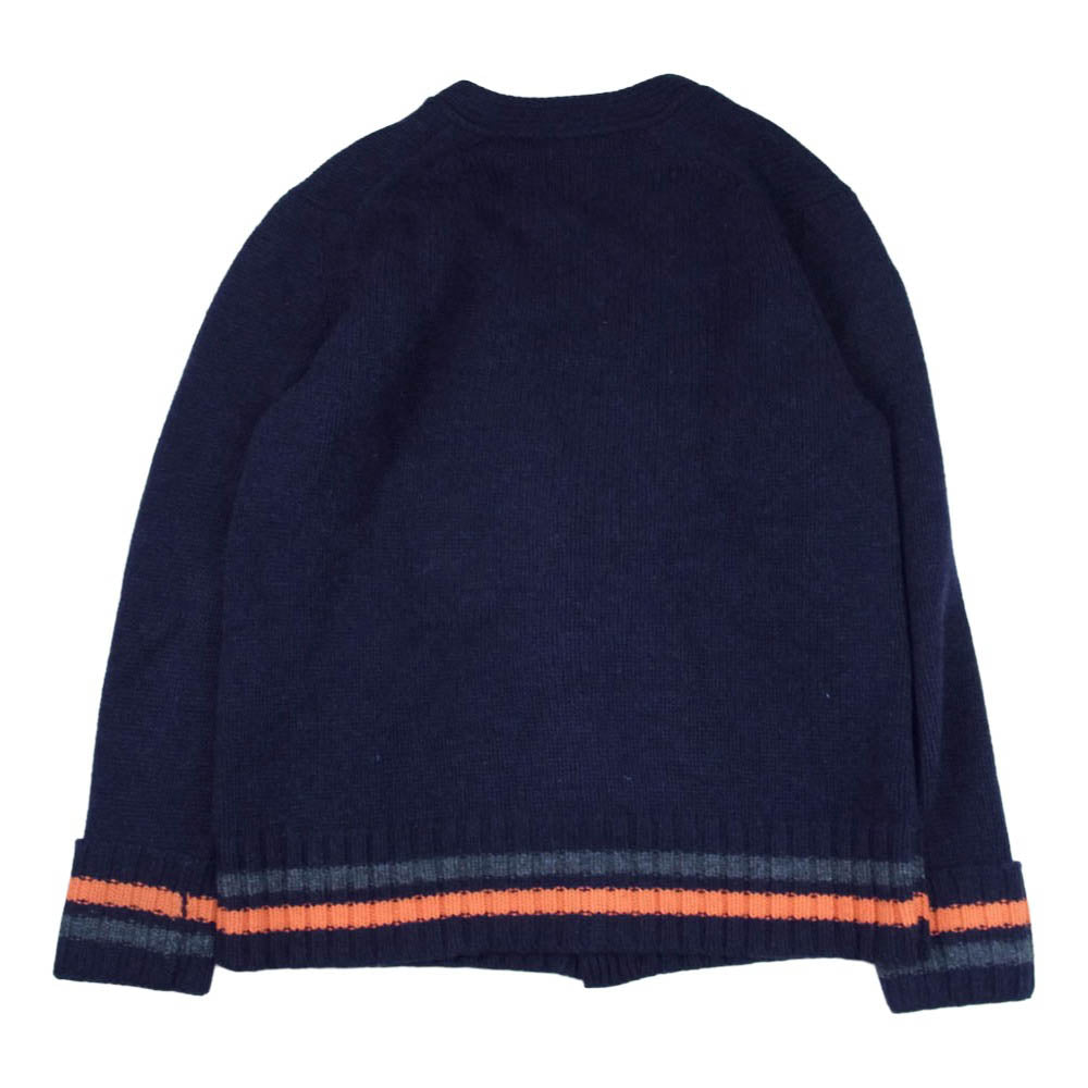 kolor カラー 15AW 15WBM-N02331 BEACON ビーコン ウール ニット カーディガン ネイビー系 3【中古】
