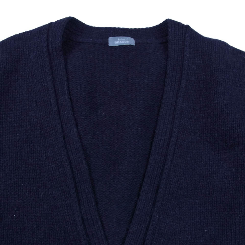 kolor カラー 15AW 15WBM-N02331 BEACON ビーコン ウール ニット カーディガン ネイビー系 3【中古】