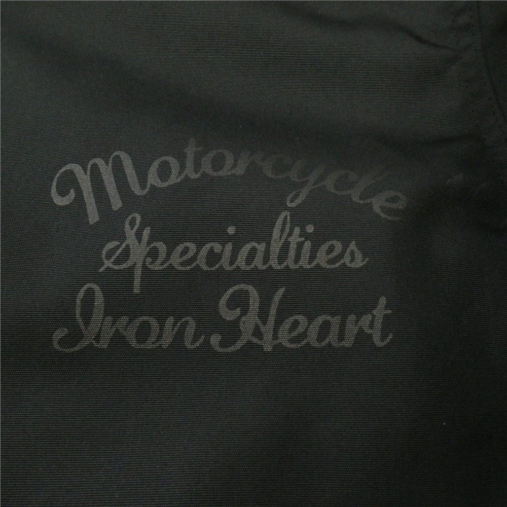 IRON HEART アイアンハート スタンドカラー コーデュラナイロン ウィンドブレーカー ジャケット ブルゾン ブラック系 S【中古】