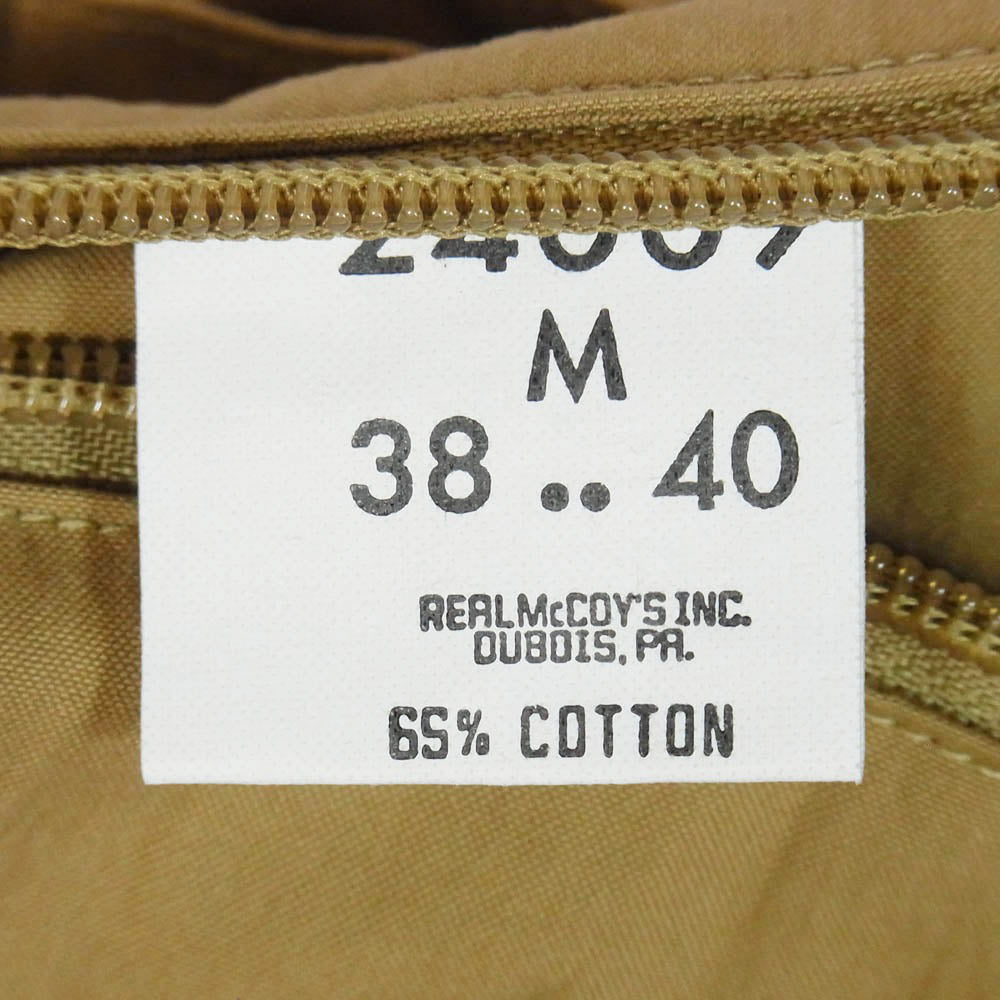 The REAL McCOY'S ザリアルマッコイズ MJ24009 JOE McCOY ジョーマッコイ PHOTOGRAPHER UTILITY JACKET フォトグラファー ユーティリティ タクティカルポケット ジャケット ベージュ系 M【中古】