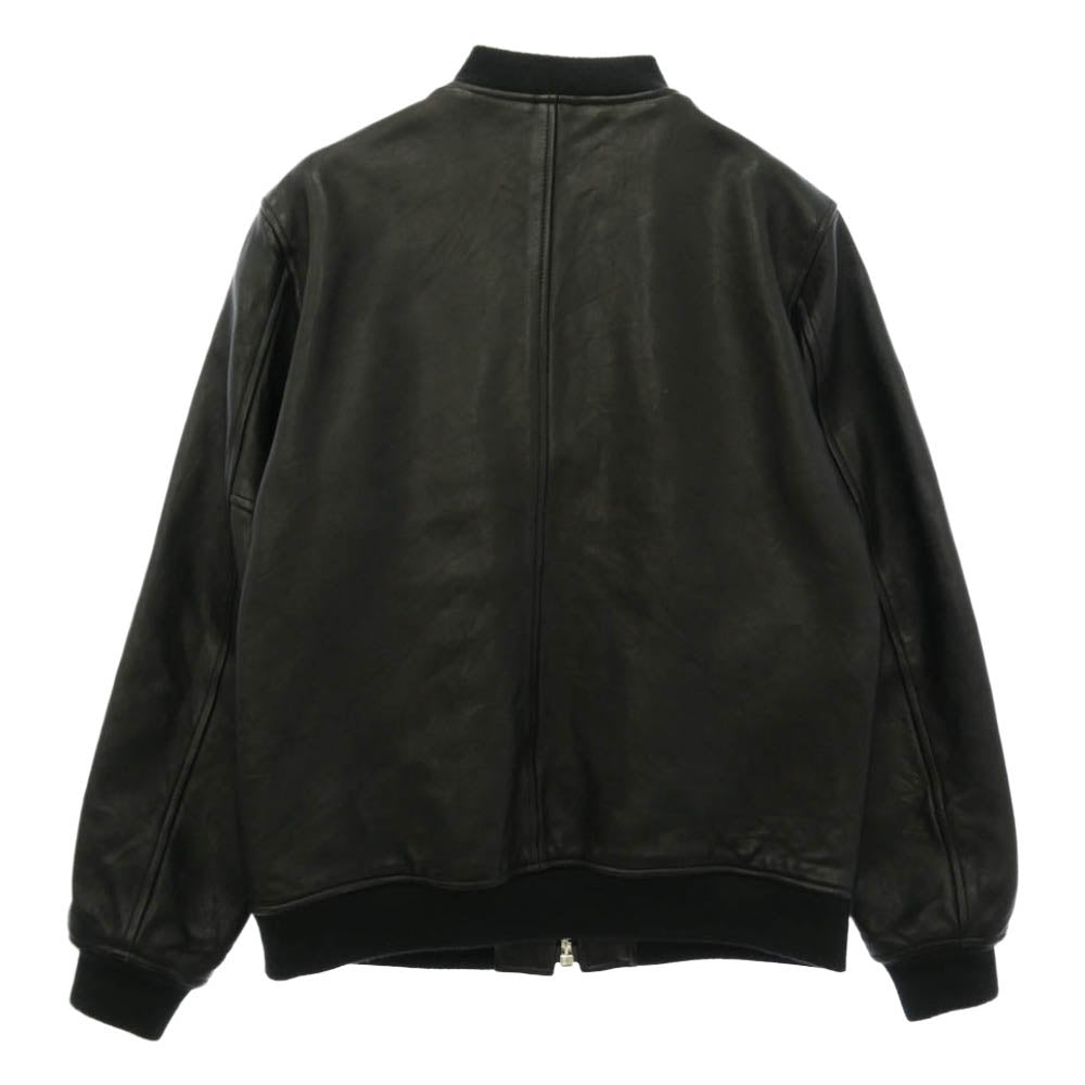 schott ショット BOWERY JACKET バワリー ジャケット レザー ブルゾン ブラック系 S【中古】