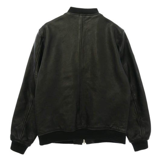 schott ショット BOWERY JACKET バワリー ジャケット レザー ブルゾン ブラック系 S【中古】