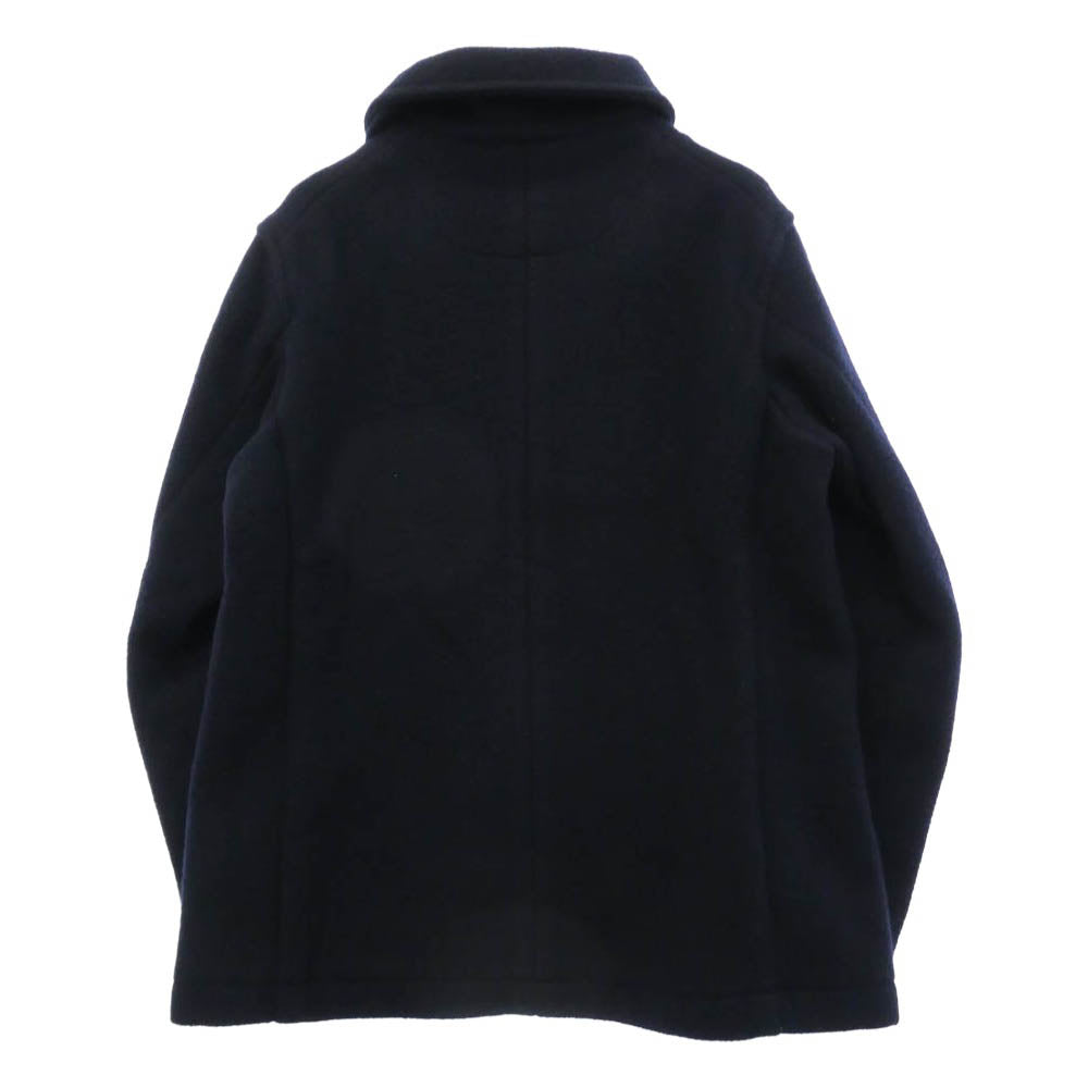 Danton ダントン JD-8237 WOM モッサー 丸襟 ウール ジャケット ダークネイビー系 42【中古】