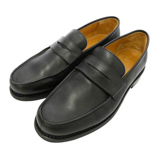 Paraboot パラブーツ 228112 ADONIS H アドニス GALAXY SOLE ギャラクシーソール レザー ローファー シューズ ブラック系 UK7.5【中古】