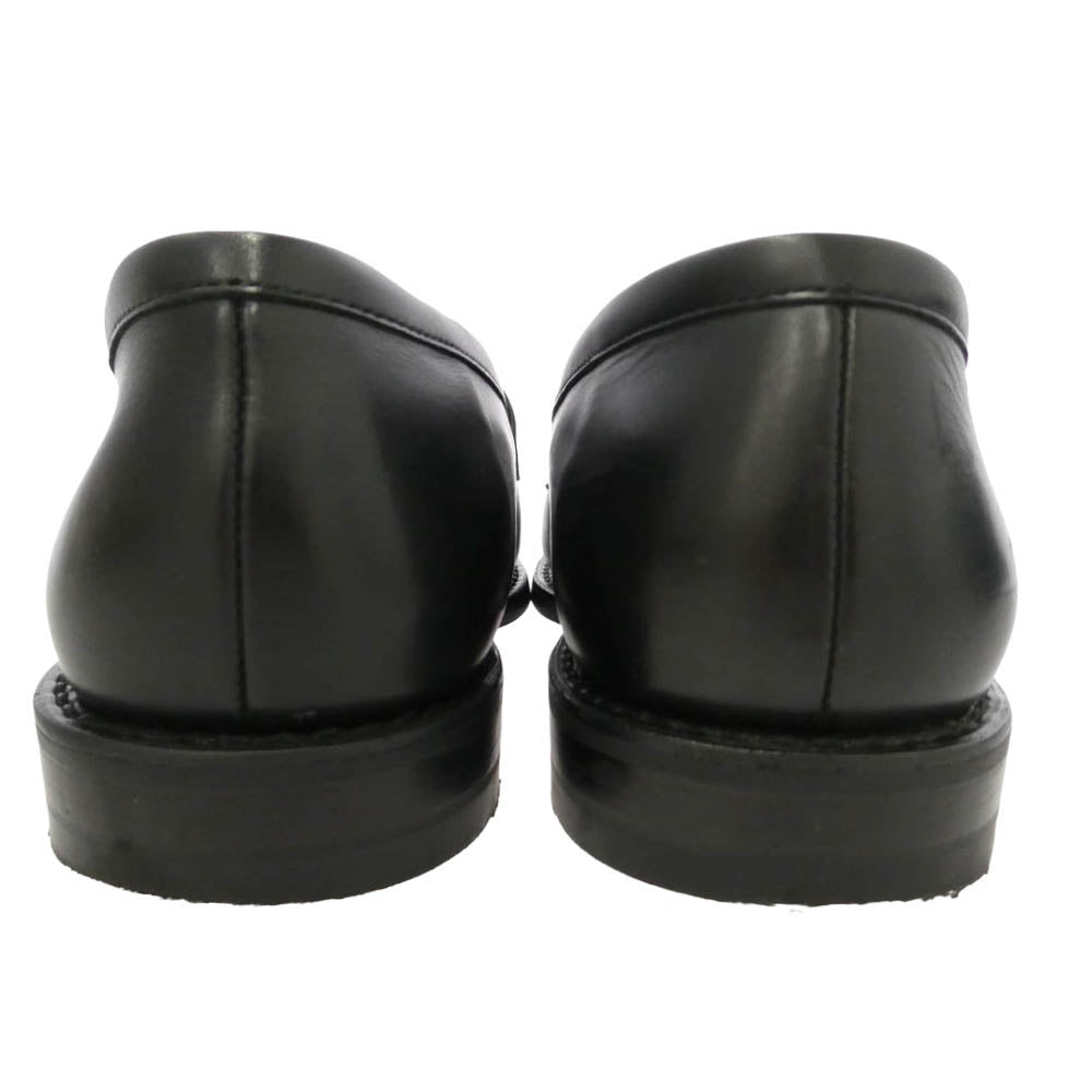 Paraboot パラブーツ 228112 ADONIS H アドニス GALAXY SOLE ギャラクシーソール レザー ローファー シューズ ブラック系 UK7.5【中古】