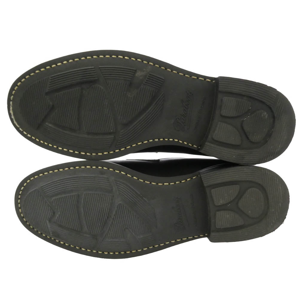 Paraboot パラブーツ 228112 ADONIS H アドニス GALAXY SOLE ギャラクシーソール レザー ローファー シューズ ブラック系 UK7.5【中古】