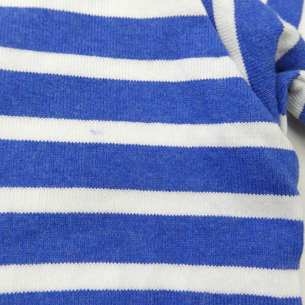 ネセサリーオアアンネセサリー ボーダー コットン 半袖 Tシャツ カットソー ブルー系 ホワイト系 M【中古】