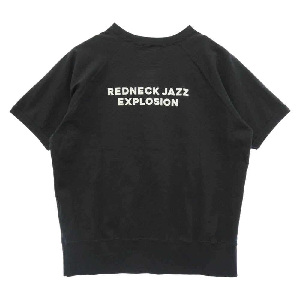 ネセサリーオアアンネセサリー BUDDY EMMONS Tee バディ エモンズ クルーネック コットン 半袖 Tシャツ カットソー ブラック系 L【中古】