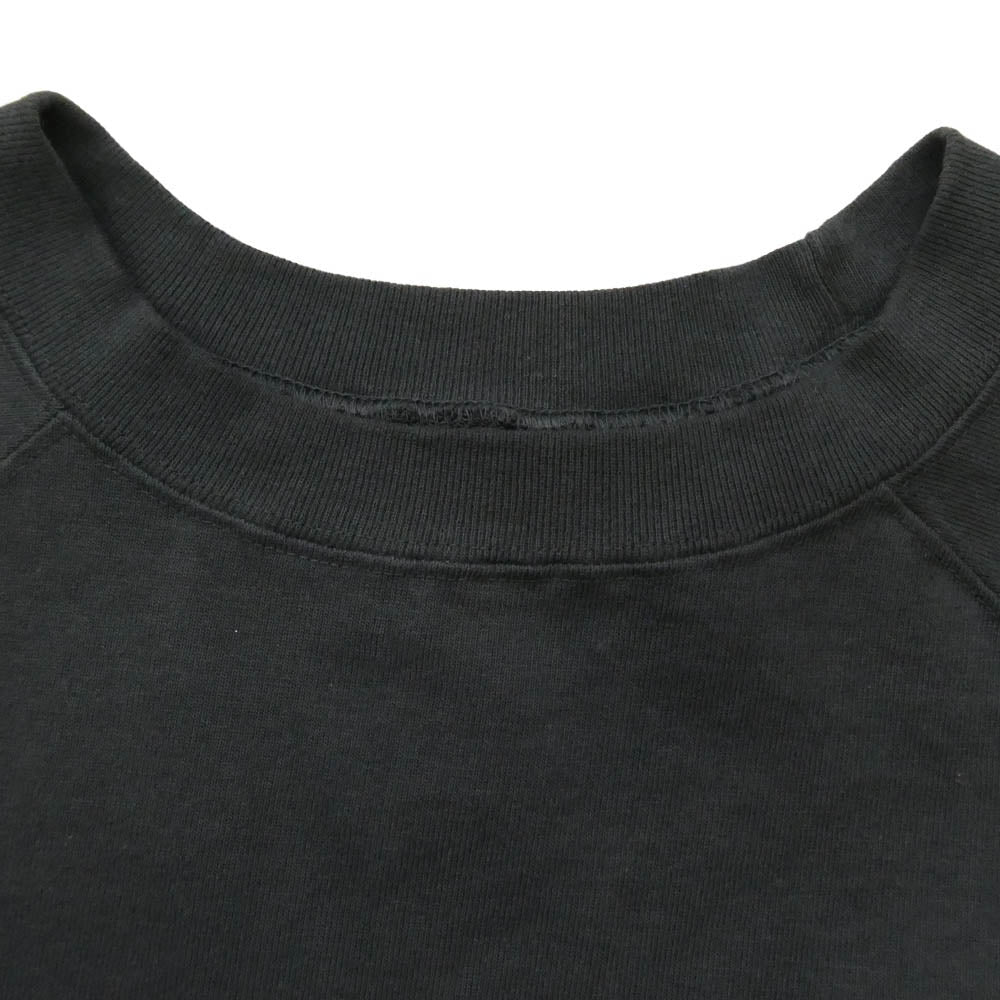 ネセサリーオアアンネセサリー BUDDY EMMONS Tee バディ エモンズ クルーネック コットン 半袖 Tシャツ カットソー ブラック系 L【中古】