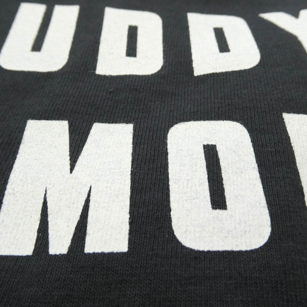 ネセサリーオアアンネセサリー BUDDY EMMONS Tee バディ エモンズ クルーネック コットン 半袖 Tシャツ カットソー ブラック系 L【中古】