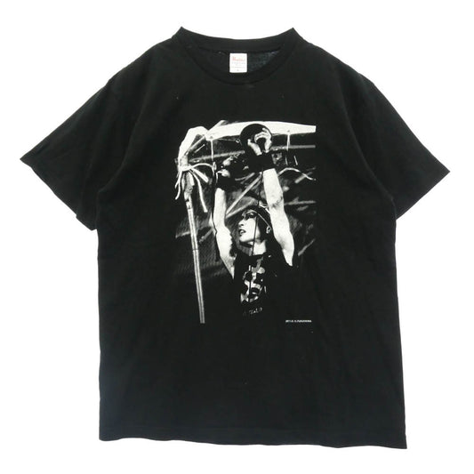 古着 遠藤ミチロウ FUKUSHIMA 半袖 Tシャツ ブラック系 L【中古】