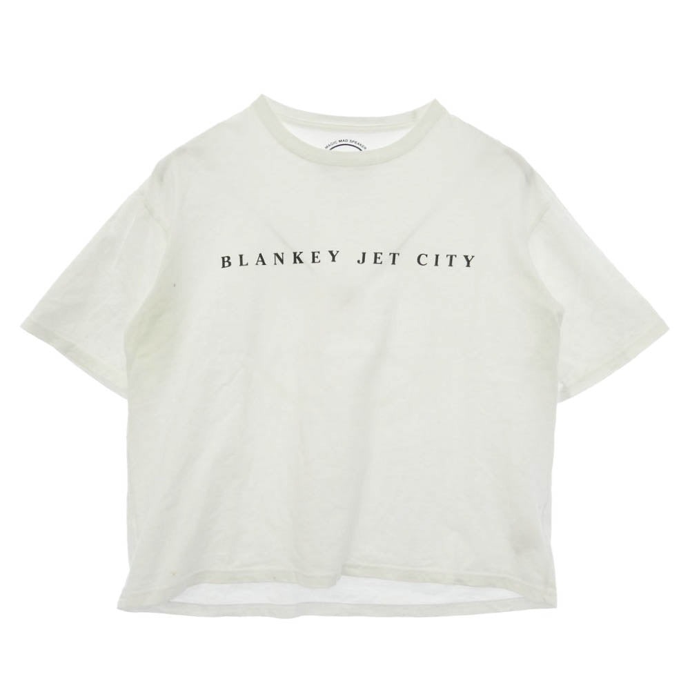 古着 BLANKEY JET CITY Casual T-shirts ブランキージェットシティ カジュアル バックプリント 半袖 Tシャツ ホワイト系 M【中古】