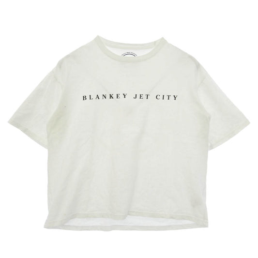 古着 BLANKEY JET CITY Casual T-shirts ブランキージェットシティ カジュアル バックプリント 半袖 Tシャツ ホワイト系 M【中古】