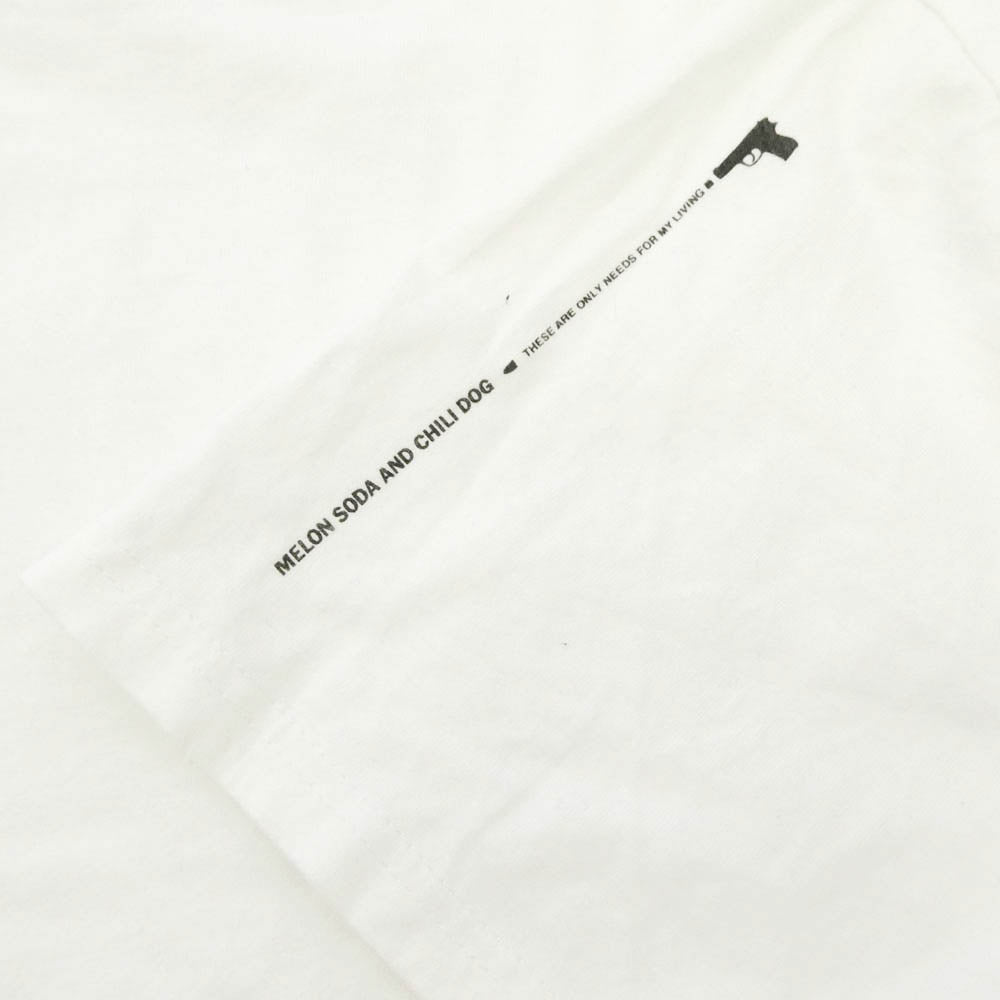古着 BLANKEY JET CITY Casual T-shirts ブランキージェットシティ カジュアル バックプリント 半袖 Tシャツ ホワイト系 M【中古】