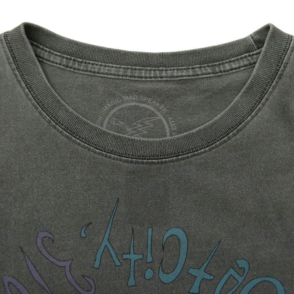 古着 BLANKEY JET CITY #3104 ブランキージェットシティ 猫 プリント 半袖 Tシャツ グレー系 M【中古】
