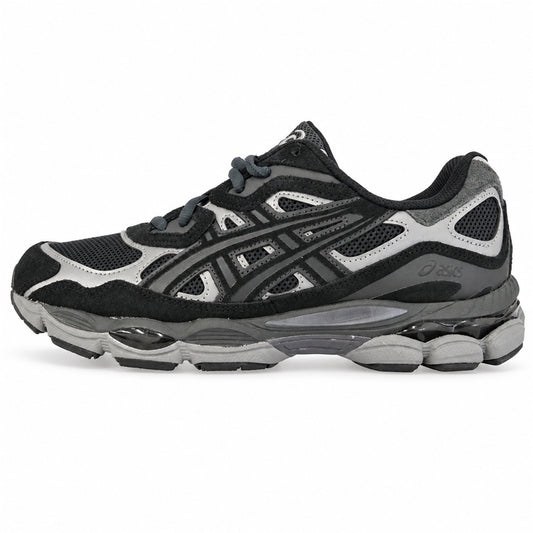 asics アシックス 1201A789-020 【フェイクバスターズ鑑定済】 GEL-NYC GRAPHITE GREY/BLACK ゲル エヌワイシー グラファイト ローカット スニーカー ブラック系 グレー系 27.5cm【極上美品】【中古】