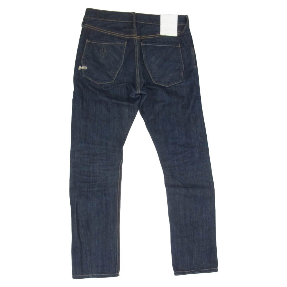 DENHAM デンハム SKIN スキン 革パッチ ジップフライ デニムパンツ ジーンズ インディゴブルー系 29【中古】
