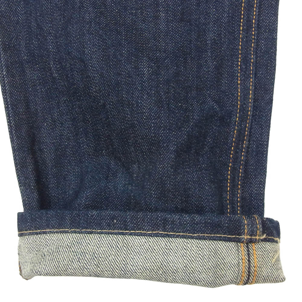 DENHAM デンハム SKIN スキン 革パッチ ジップフライ デニムパンツ ジーンズ インディゴブルー系 29【中古】