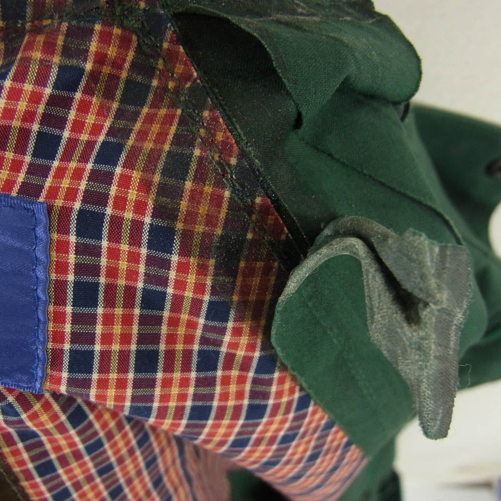 JUNYA WATANABE COMME des GARCONS MAN ジュンヤワタナベコムデギャルソンマン Mackintosh マッキントッシュ 10SS WE-J401 AD2009 MACKINTOSH マッキントッシュ ゴム引き ジップ アップ ジャケット グリーン系 L【中古】