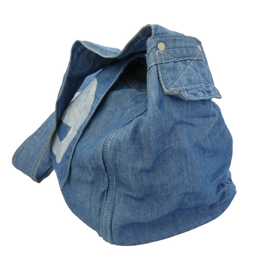 JUNYA WATANABE COMME des GARCONS ジュンヤワタナベコムデギャルソン WK-K 294 eye アイ コットンリネン デニム ショルダー バッグ インディゴブルー系【中古】