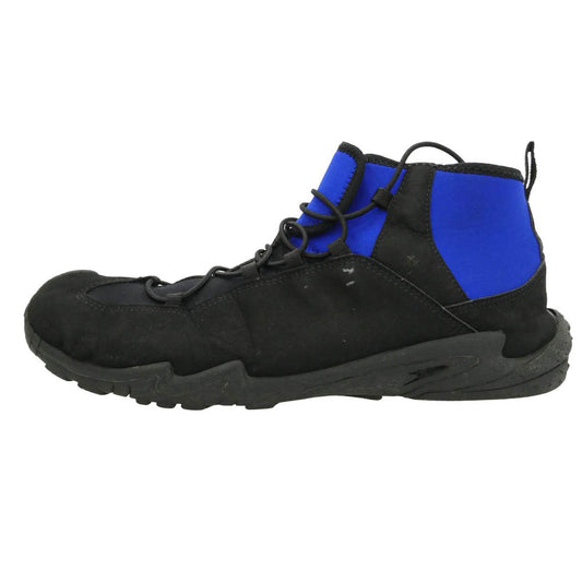 COMME des GARCONS HOMME PLUS コムデギャルソンオムプリュス 05aw Sports Tailoring スポーツテーラリング期 ハイカット スニーカー ブラック系 ブルー系 実寸参照【中古】