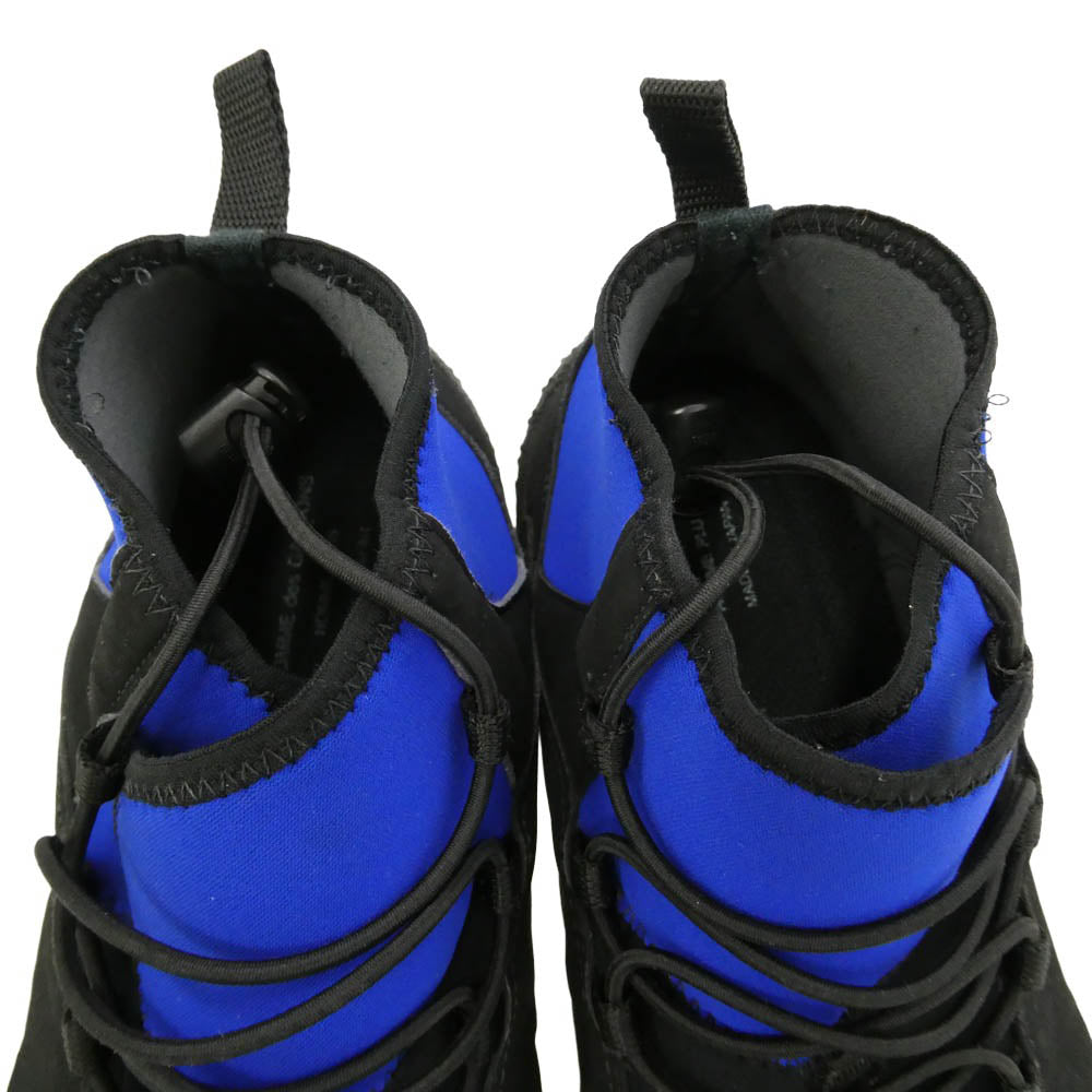 COMME des GARCONS HOMME PLUS コムデギャルソンオムプリュス 05aw Sports Tailoring スポーツテーラリング期 ハイカット スニーカー ブラック系 ブルー系 実寸参照【中古】