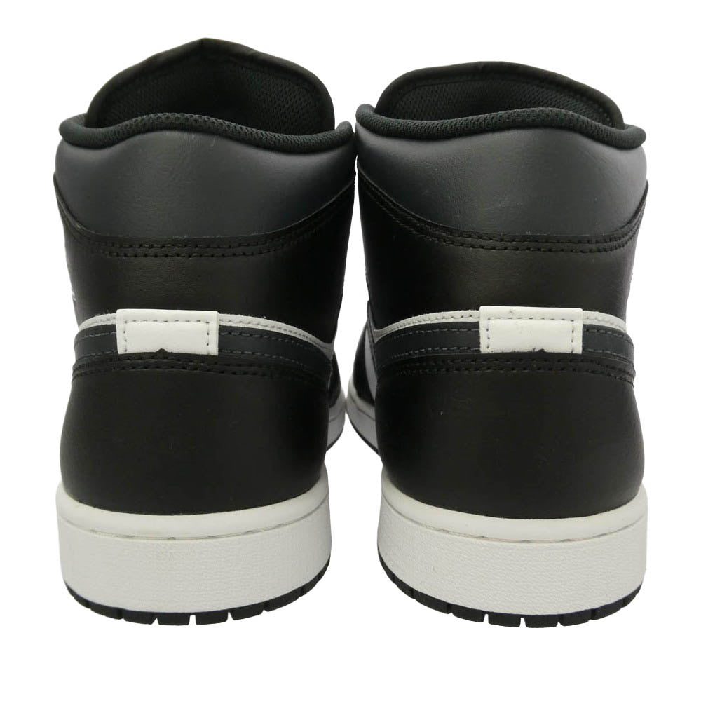 NIKE ナイキ DQ8426-010 Air Jordan 1 Mid Black Summit White Off Noir AJ1 エアジョーダン1 ミッド ブラック サミットホワイト オフノワール スニーカー ブラック系 ホワイト系 30cm【極上美品】【中古】