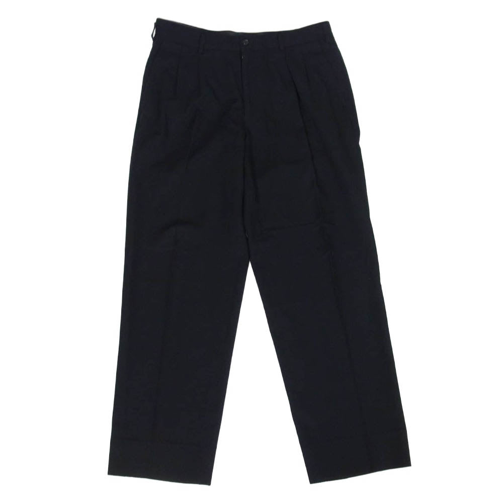 COMME des GARCONS HOMME コムデギャルソンオム HP-10038X 田中オム ジップフライ スラックス パンツ ブラック系 X【中古】