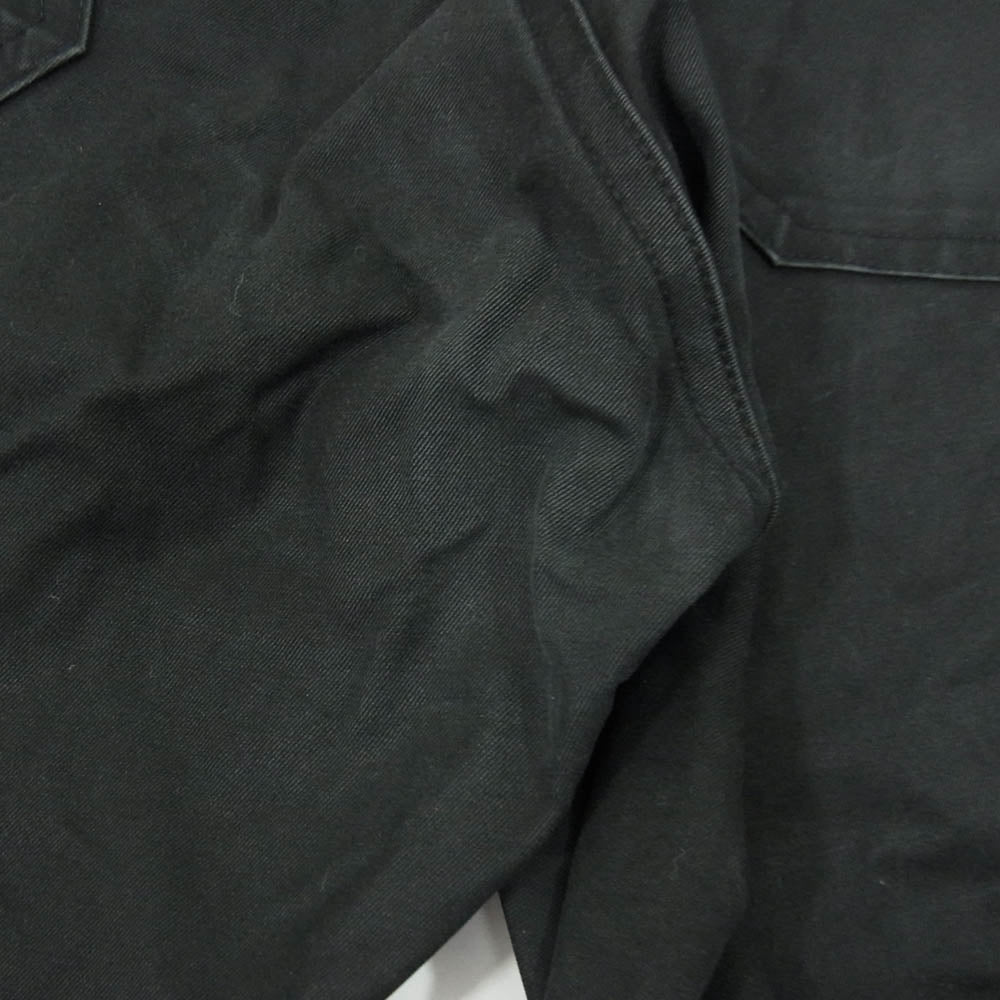 COMME des GARCONS HOMME コムデギャルソンオム HP-07012M AD1999 田中オム 製品洗い コットン チノ トラウザー パンツ ブラック系 M【中古】