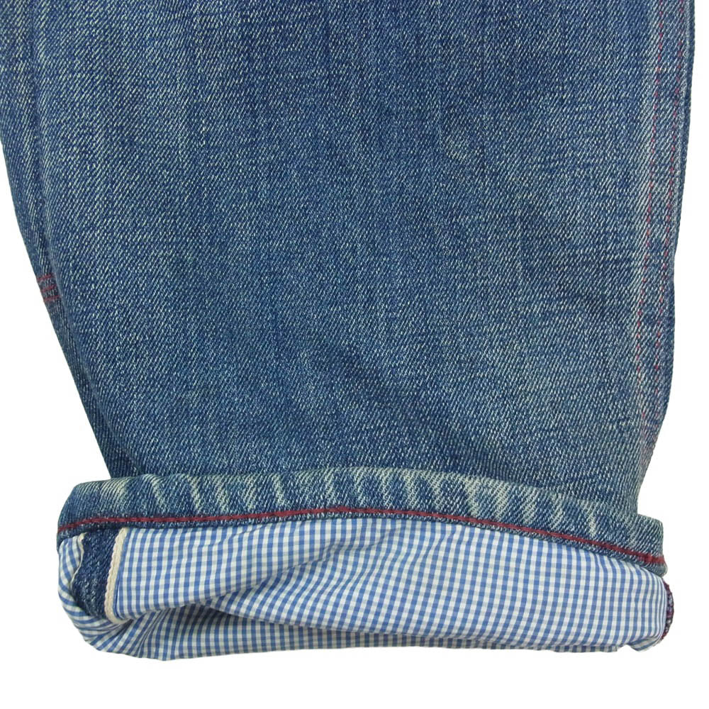 JUNYA WATANABE COMME des GARCONS MAN ジュンヤワタナベコムデギャルソンマン Levi's リーバイス WB-P201 × Levi's リーバイス AD2008 501 レッド ステッチ ボタンフライ デニム パンツ インディゴブルー系 L【中古】